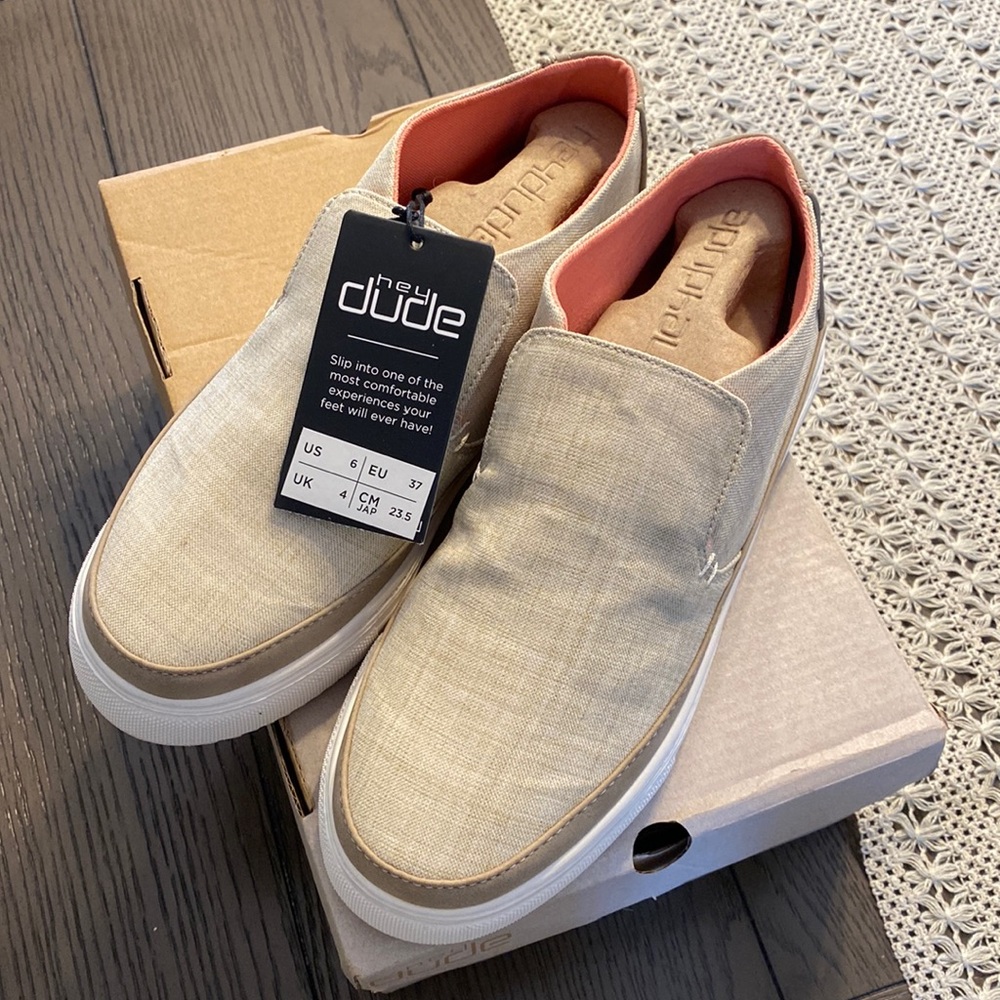Brand New Hey Dude Shoes Size 6